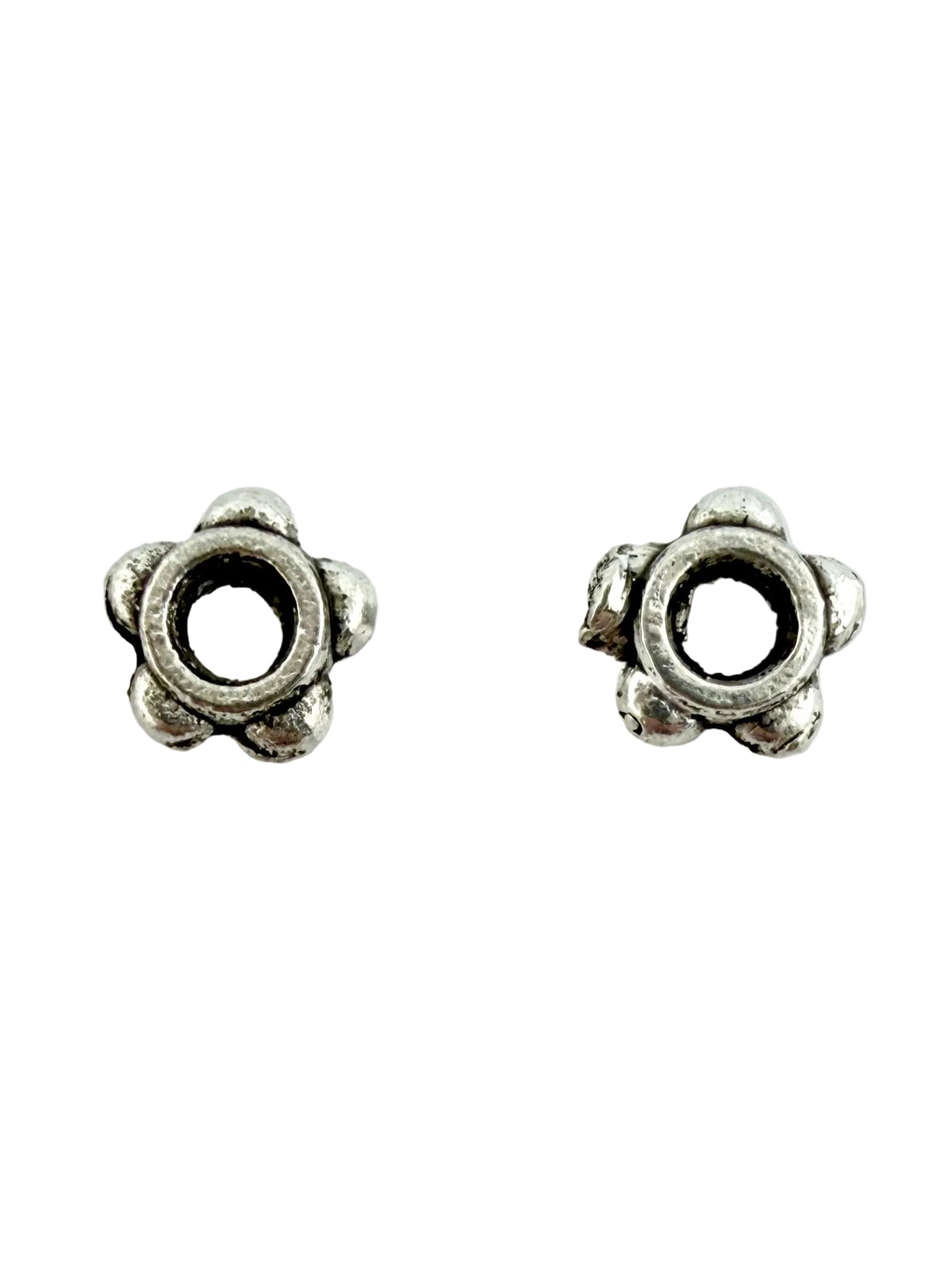 1.3x4mm Daisy Spacer Rhodium