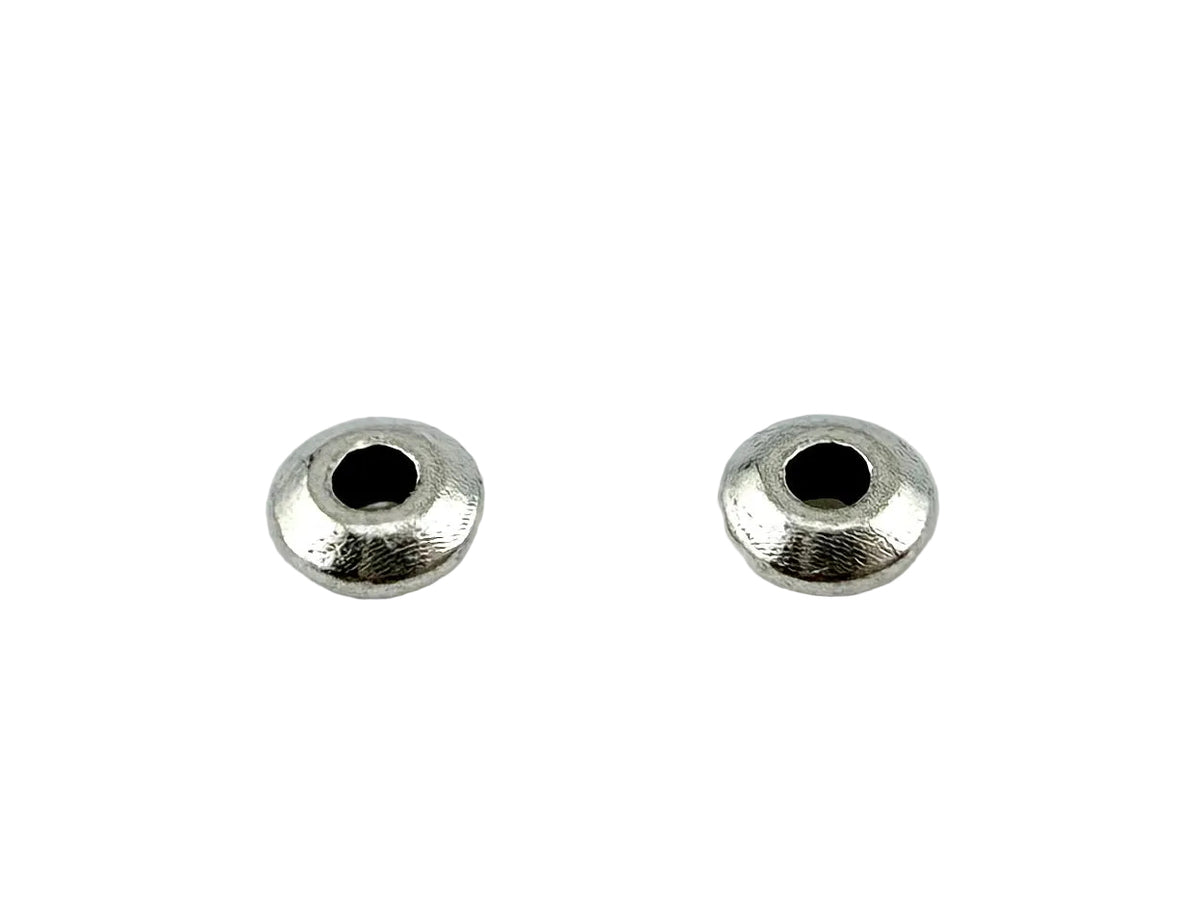 1.5x4mm Disk Spacer Rhodium