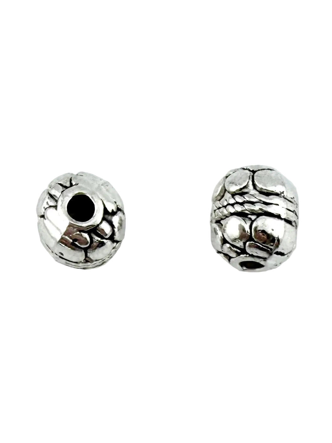 7.5x7mm Spacer Bead Rhodium