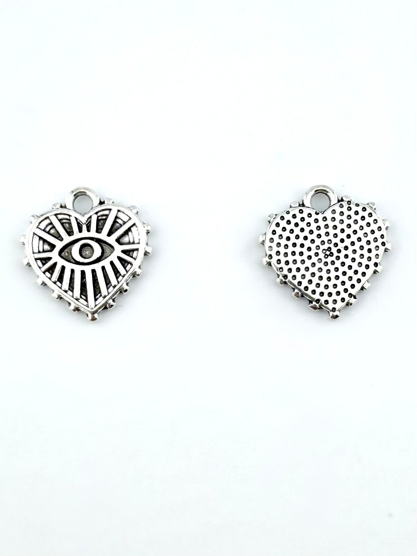 16mm Majora's Eye Charm Rhodium