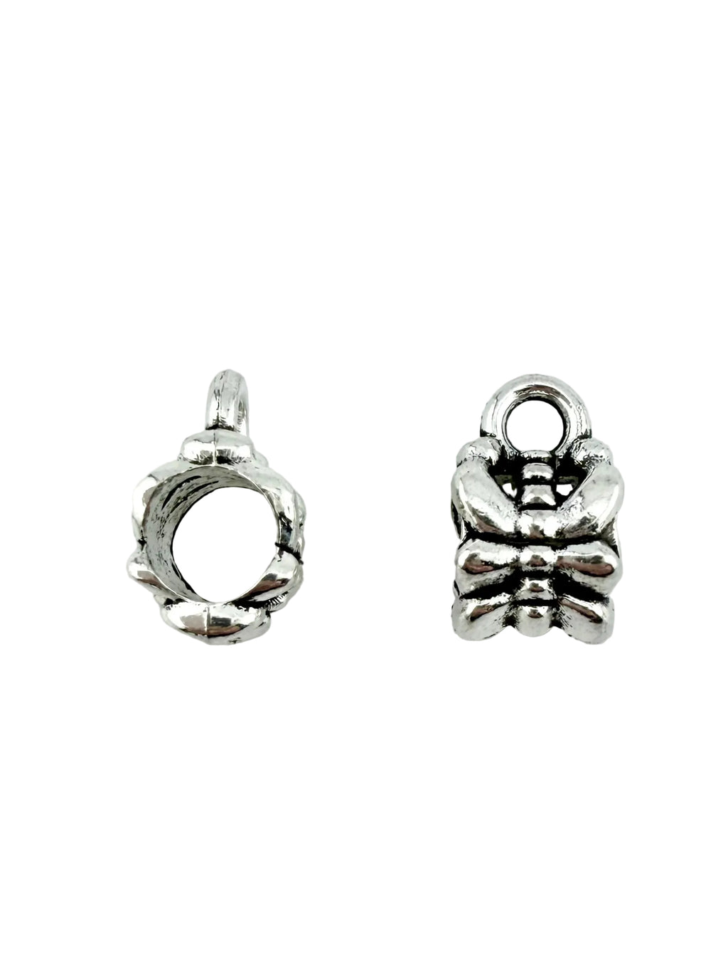 6x11mm Barrell Hanger Spacer Rhodium