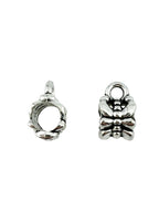 6x11mm Barrell Hanger Spacer Rhodium