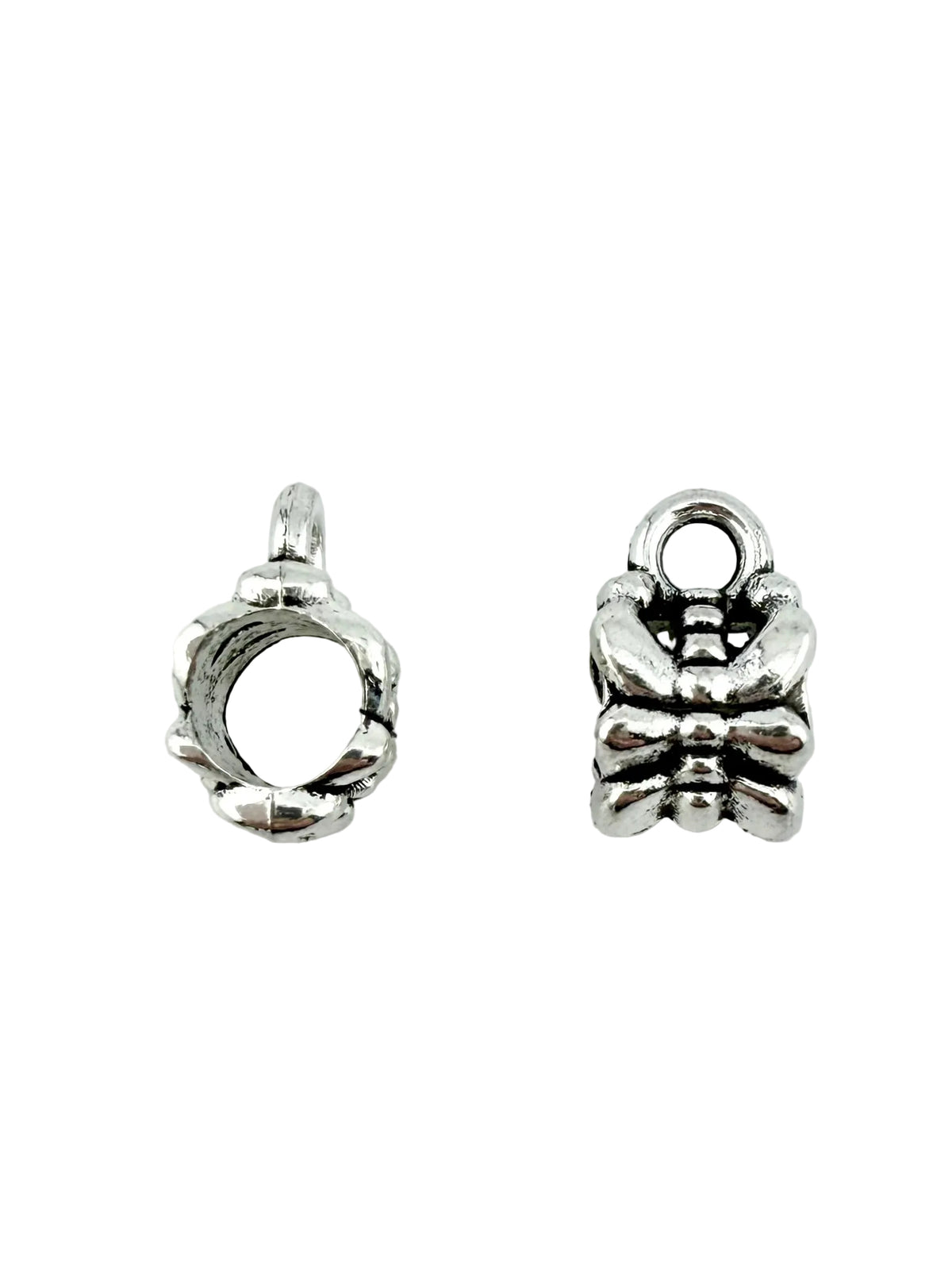6x11mm Barrell Hanger Spacer Rhodium