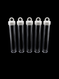 Clear Plastic Bead Storage Tubes – 11 Pieces