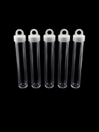 Clear Plastic Bead Storage Tubes – 11 Pieces