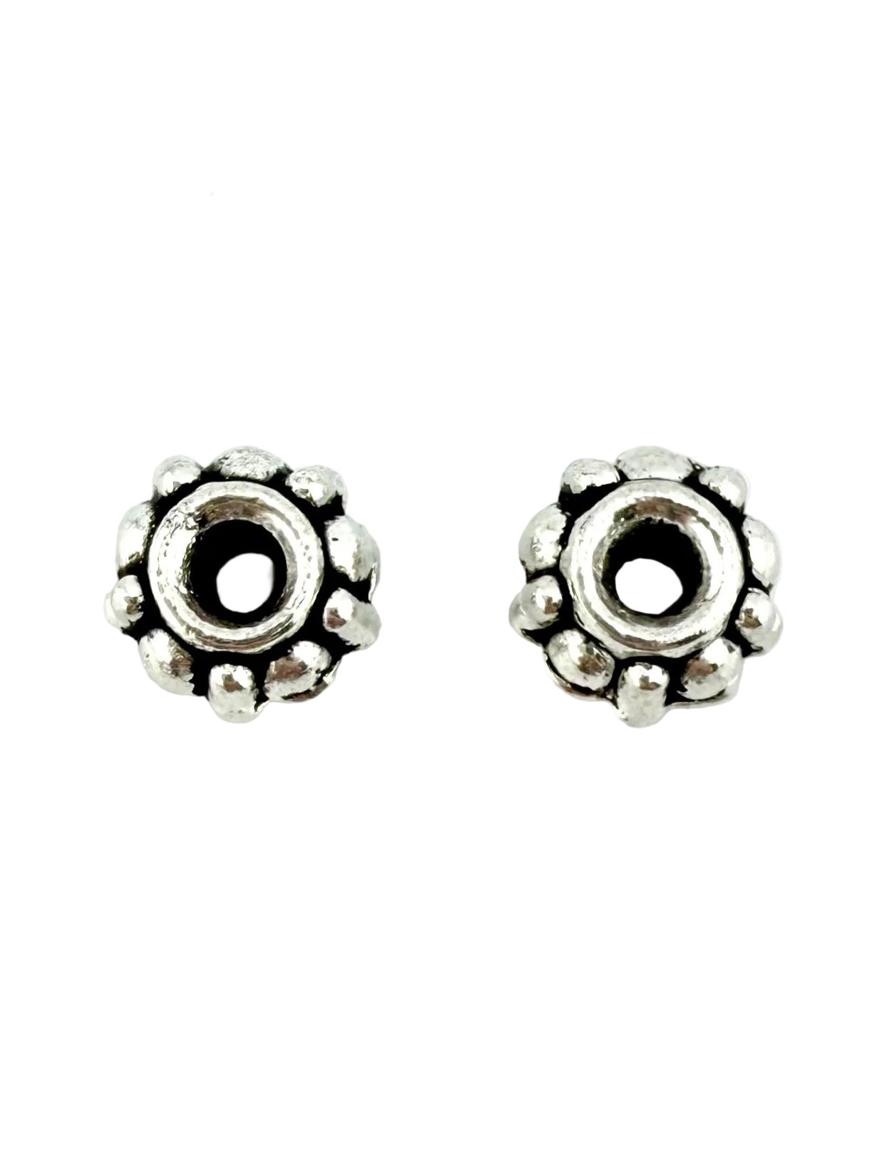 3.5x6.5mm Daisy Spacer Rhodium
