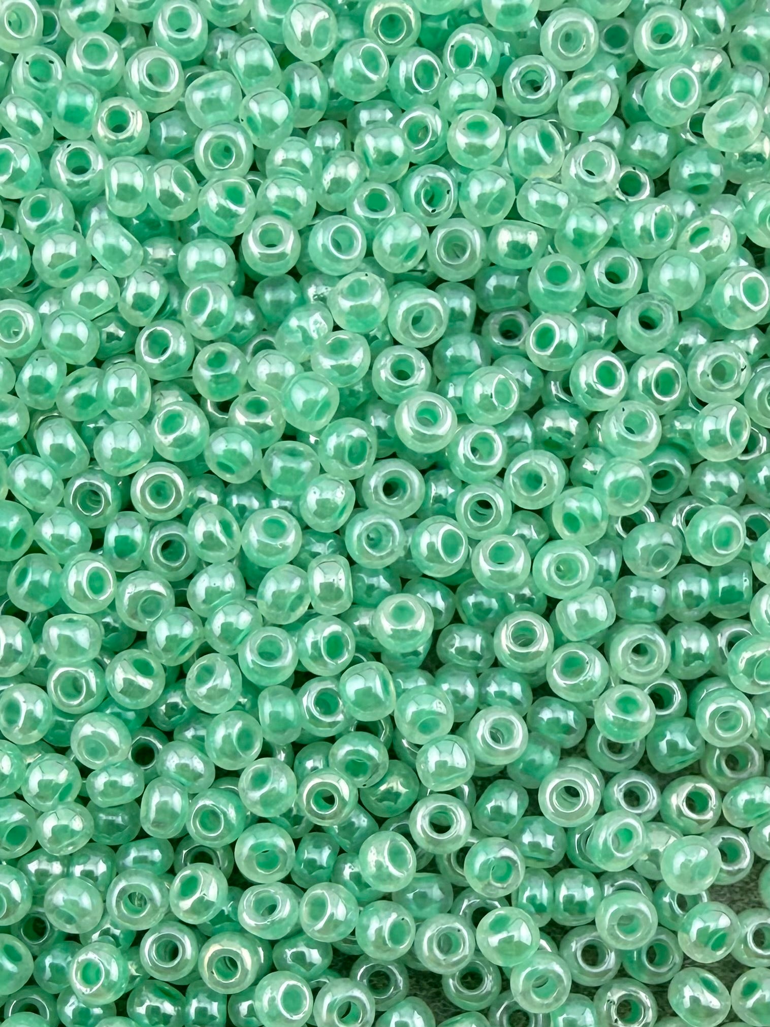 Mino Seed Beads 11/0 Mint Luster