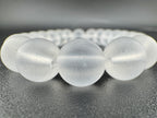 Matte Clear Quartz Beads Available in 6mm, 8mm, 10mm Sizes