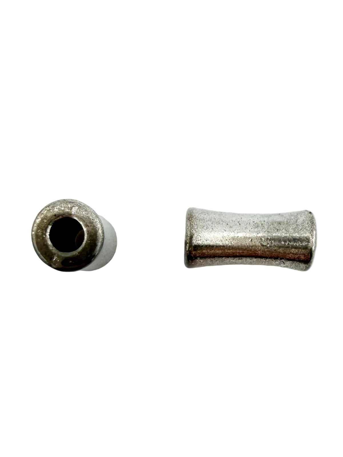 12x6mm Barrell Spacer Bead Rhodium