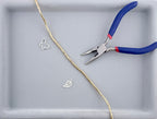 1x3mm Hematite Heishi Beads Gold