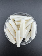 Ivory Buffalo Bone Pipe, Standard thickness  0.5–4inch Carved Bone Pieces for Jewelry & Crafts