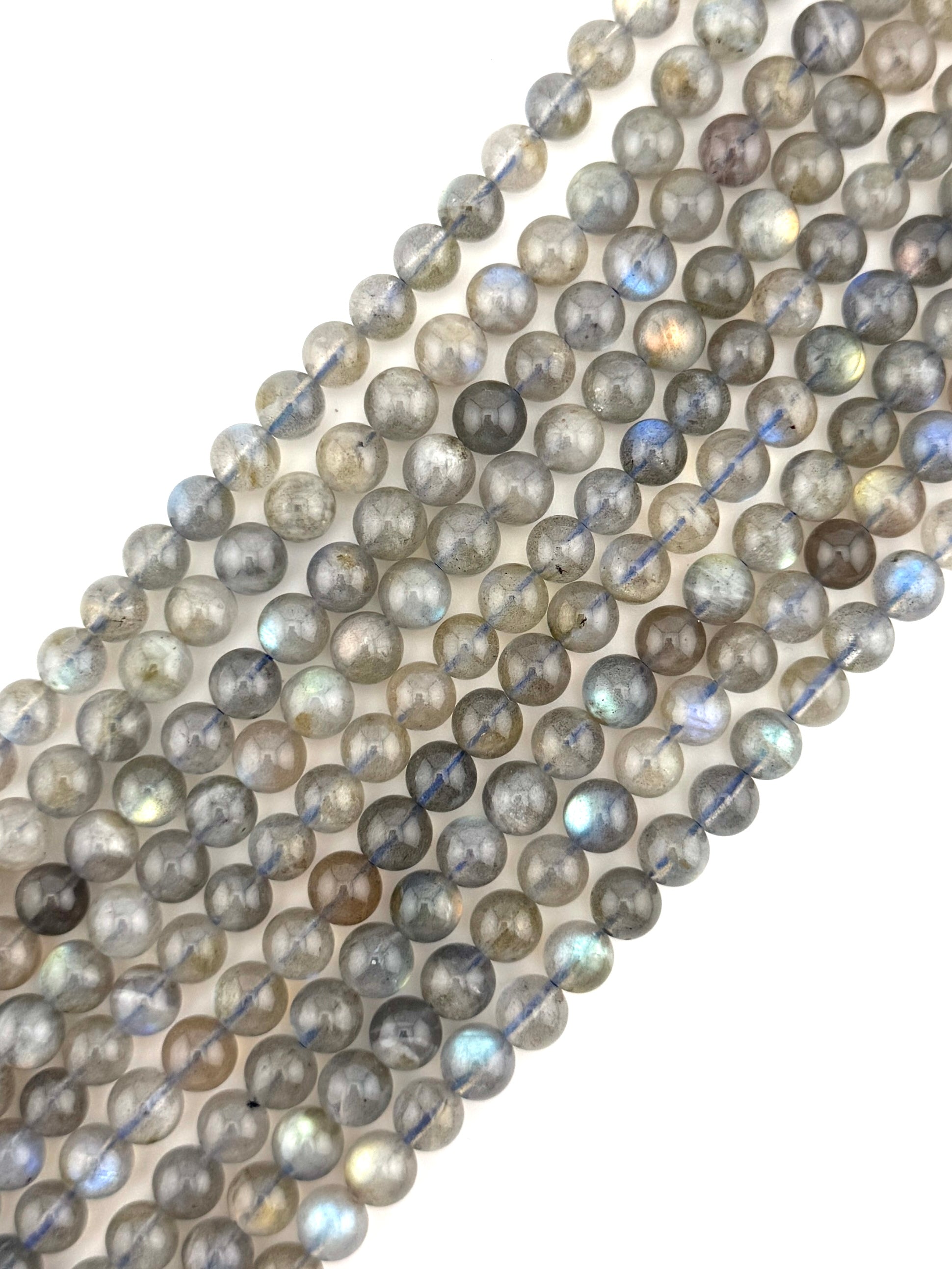 Labradorite Beads Available in 4mm, 6mm, 8mm, 10mm Sizes