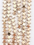 3x9mm Hematite Star Gold
