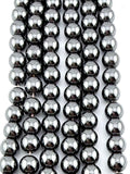 8mm Magnetic Hematite Round Beads
