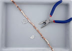 3x7mm Hematite Star Rose Gold