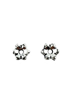 2x6.5mm Daisy Spacer Rhodium