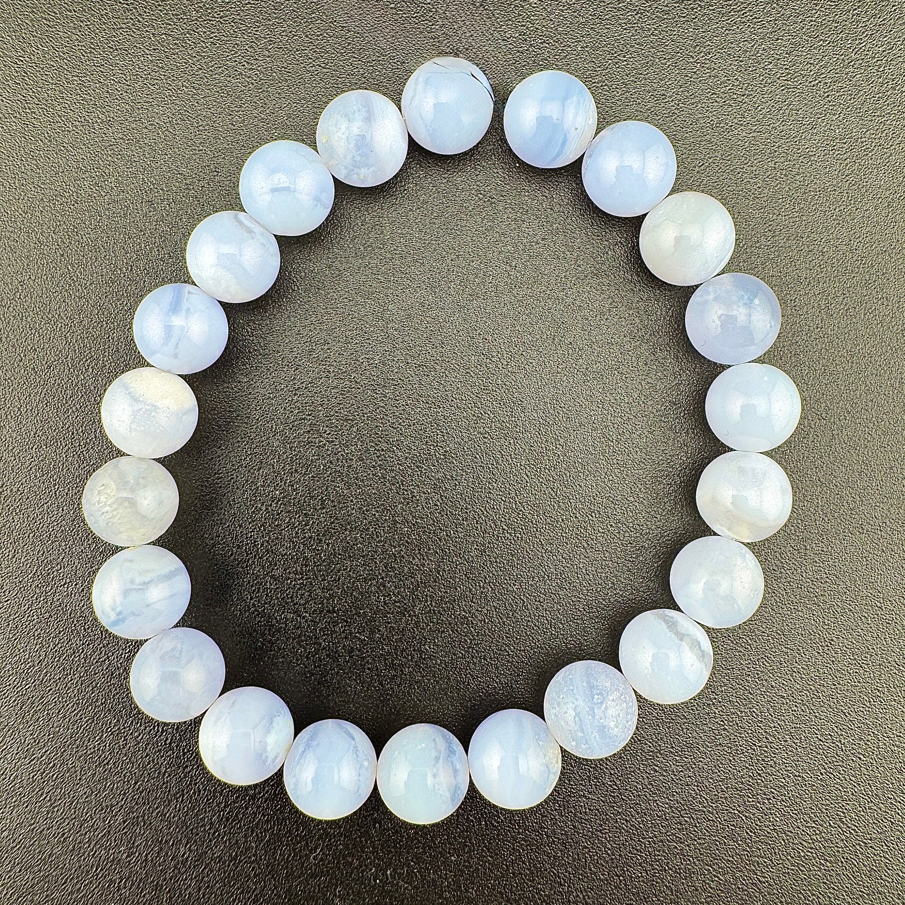 Blue Lace Agate Beads Available in 6mm, 8mm Sizes