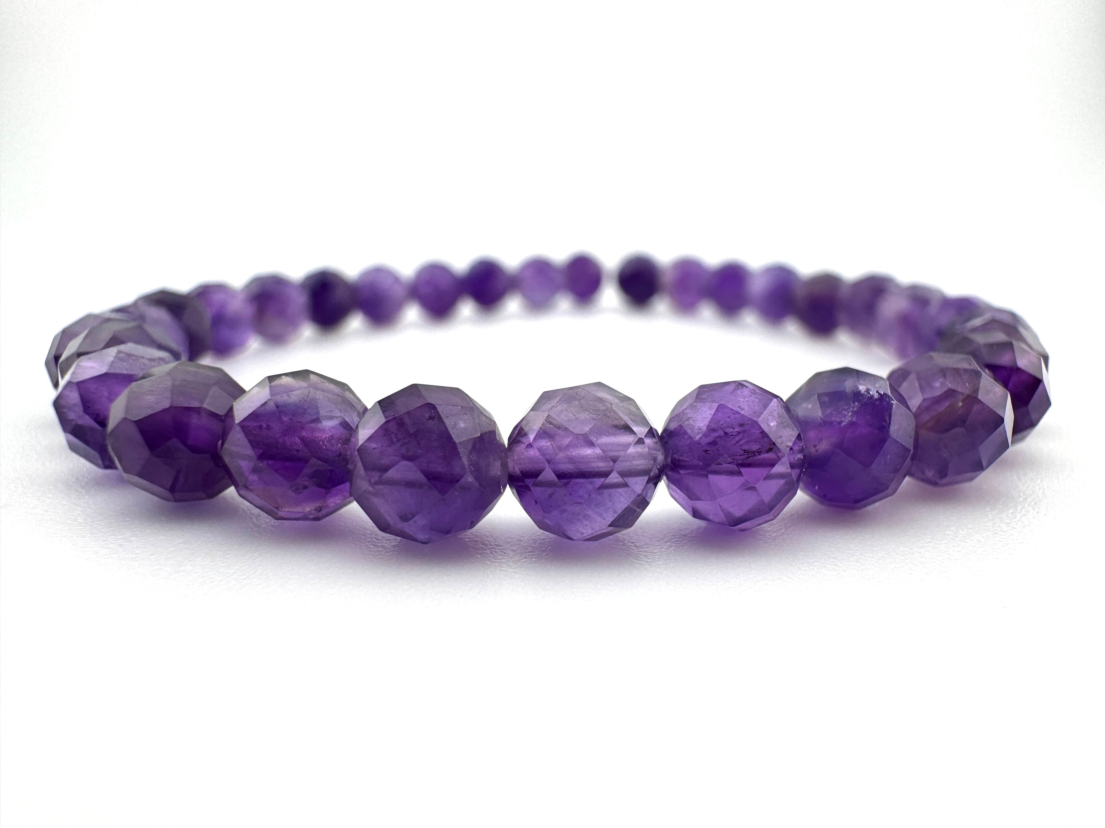 Rondelle Cut Amethyst Beads Available in 6mm Sizes