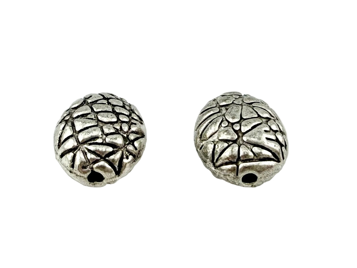 10x5.5mm Spacer Bead Rhodium