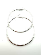 Round Frame Hoop Earing Pair 2mm Thick