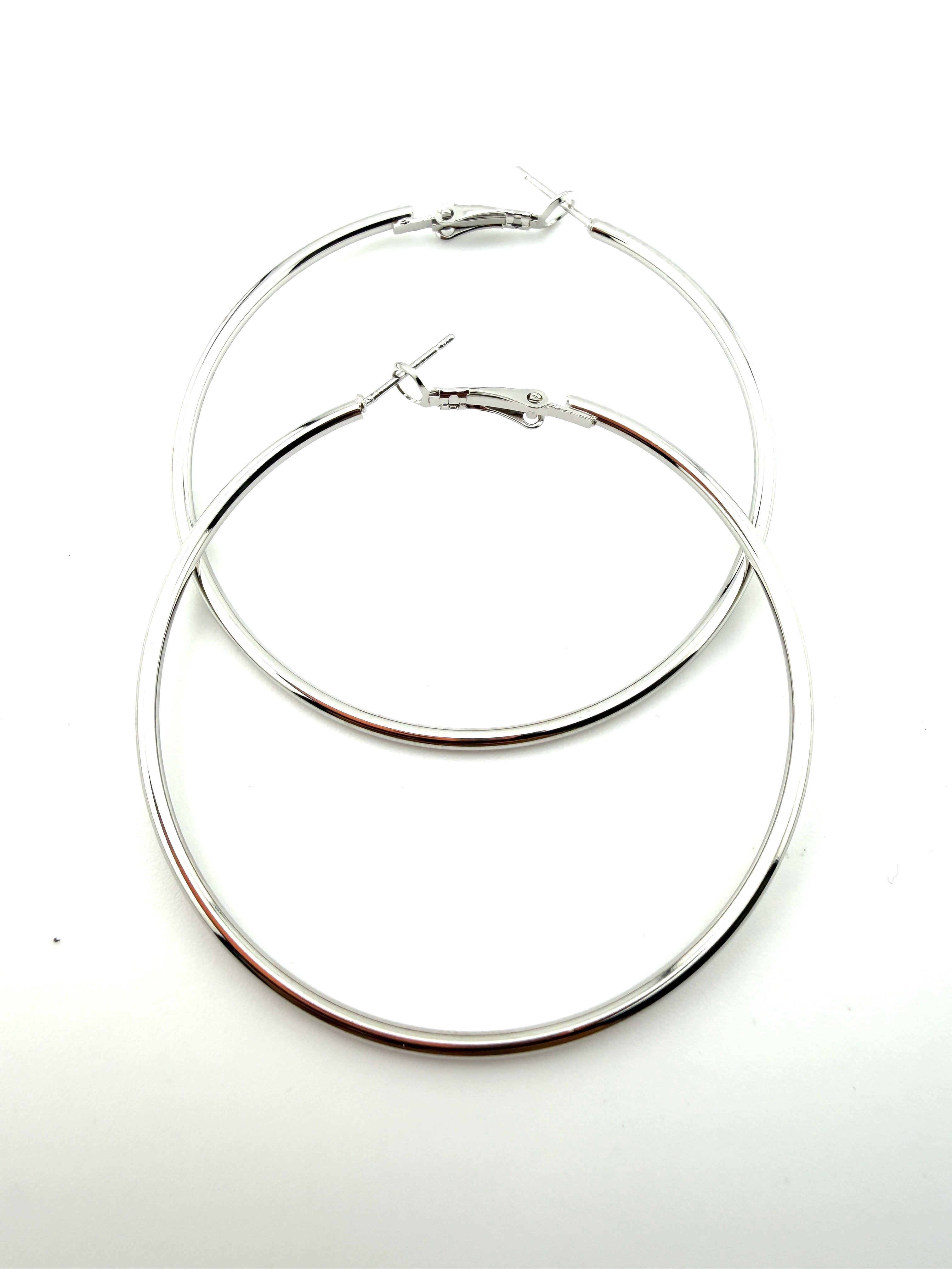 Round Frame Hoop Earing Pair 2mm Thick