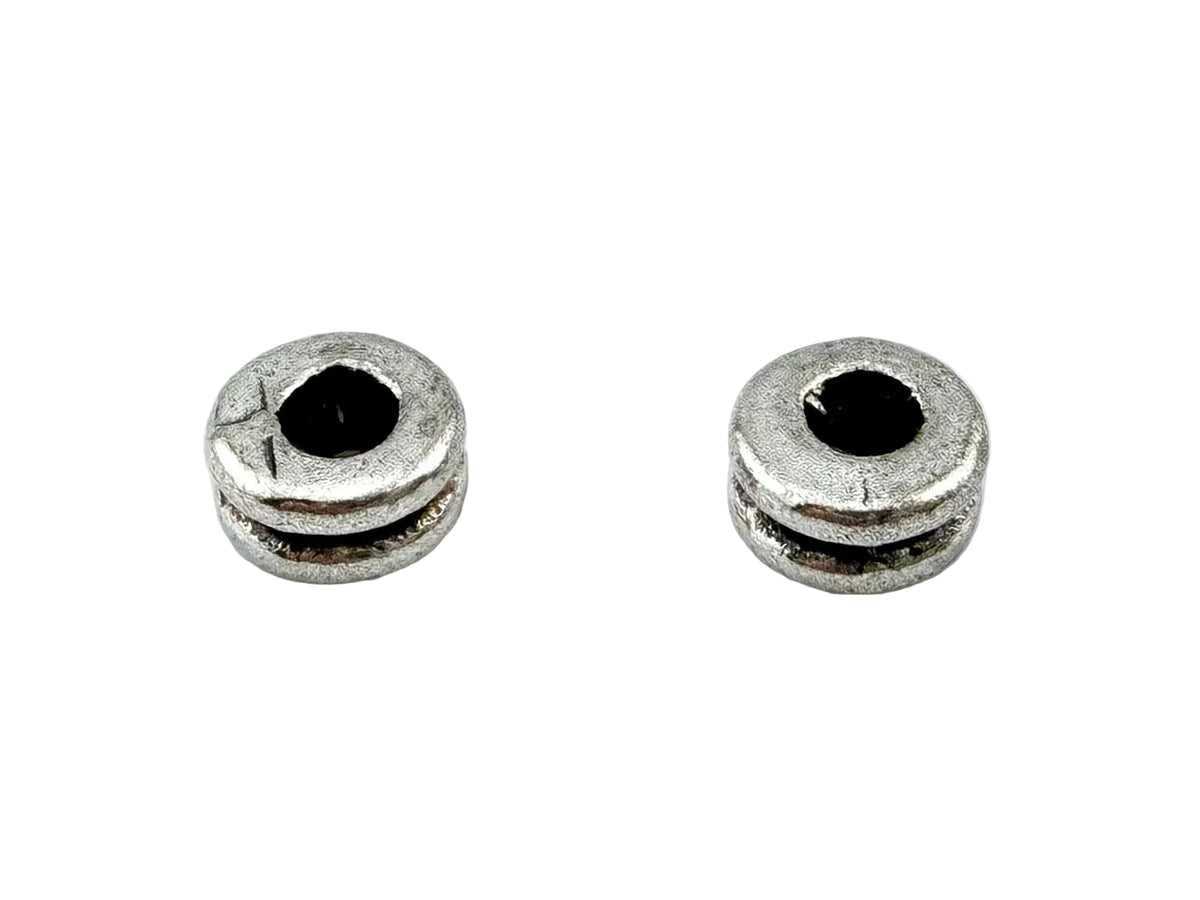 2.5x5mm Spacer Disk Rhodium