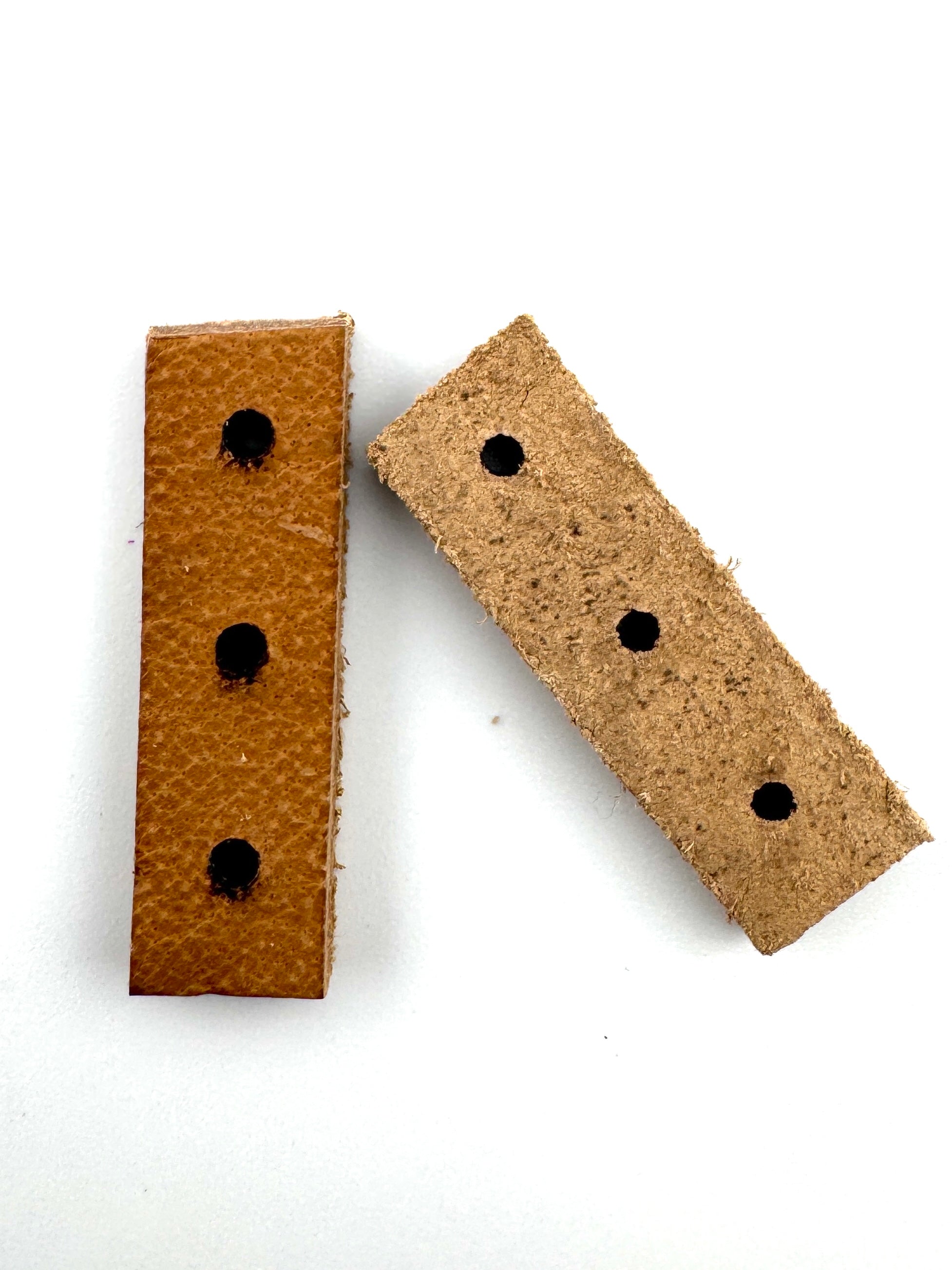 Leather Spacer strip 3 or 4 Hole Connectors for Jewelry Making & Beading Projects