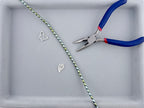 4x6mm Hematite Rice Beads Metallic Green Blue