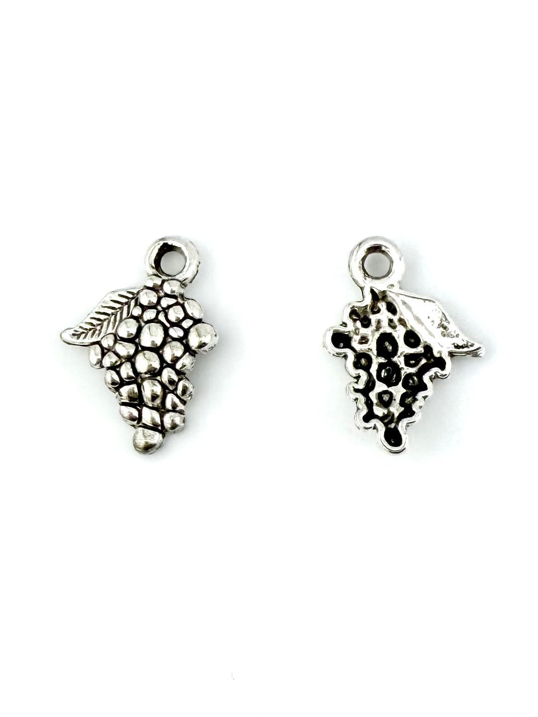 18mm Grapes Charm Rhodium