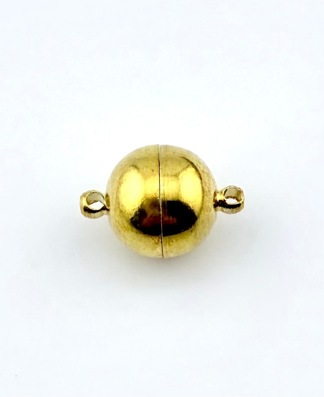 11.5mm Round Magnetic Claps Gold