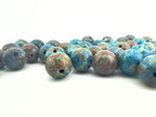Blue Decorative Agate Beads Available in 6mm, 8mm, 10mm Sizes