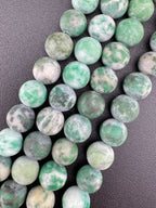 Matte African Jade Beads Available in 6mm, 8mm Sizes