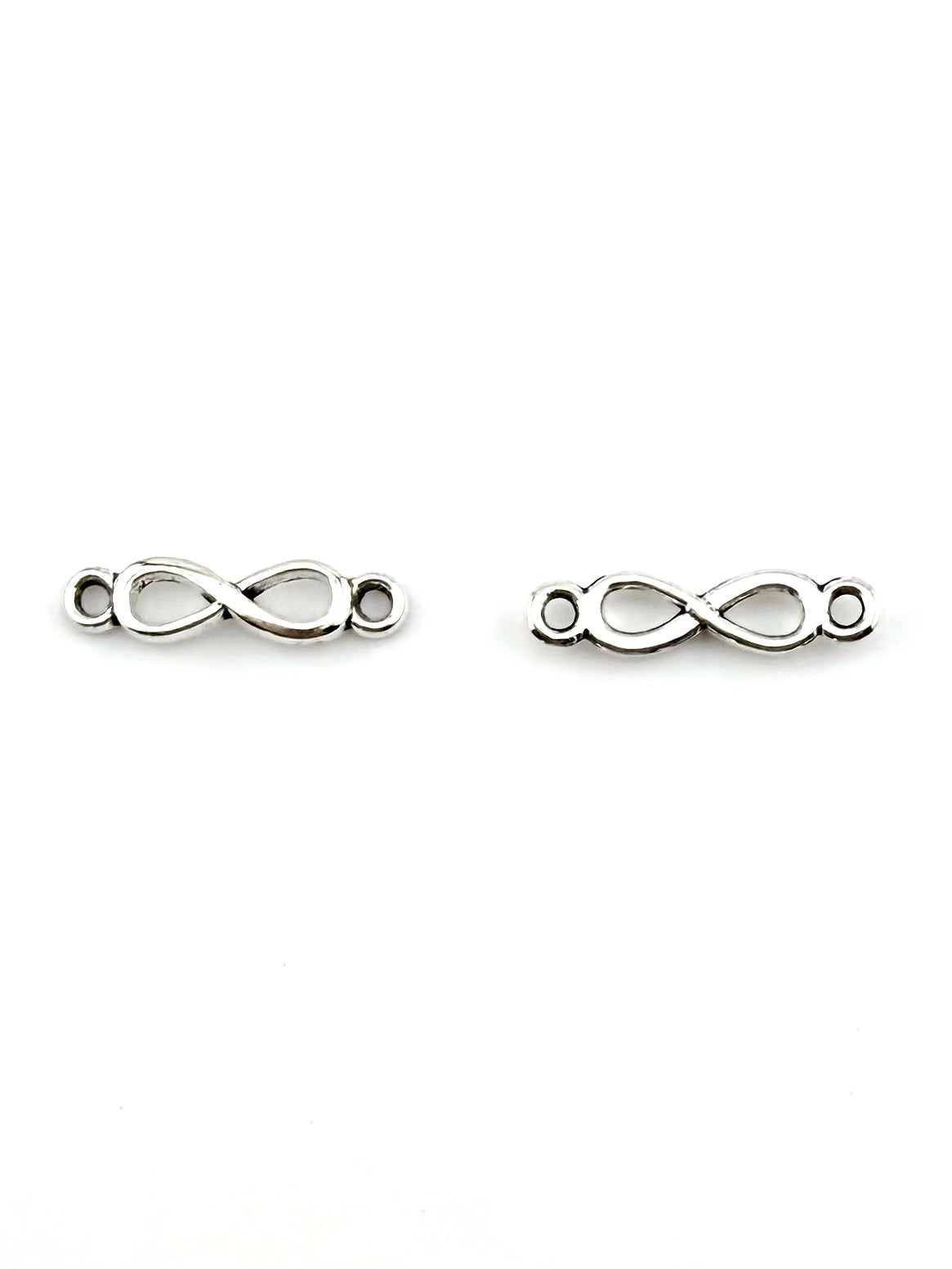 20mm Infinity Connector Charm Rhodium