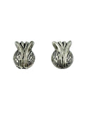 11x5.5mm Tulip Spacer Bead Rhodium
