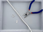8mm Round Hematite Beads Silver