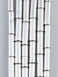 13x4mm Hematite Column Beads Silver