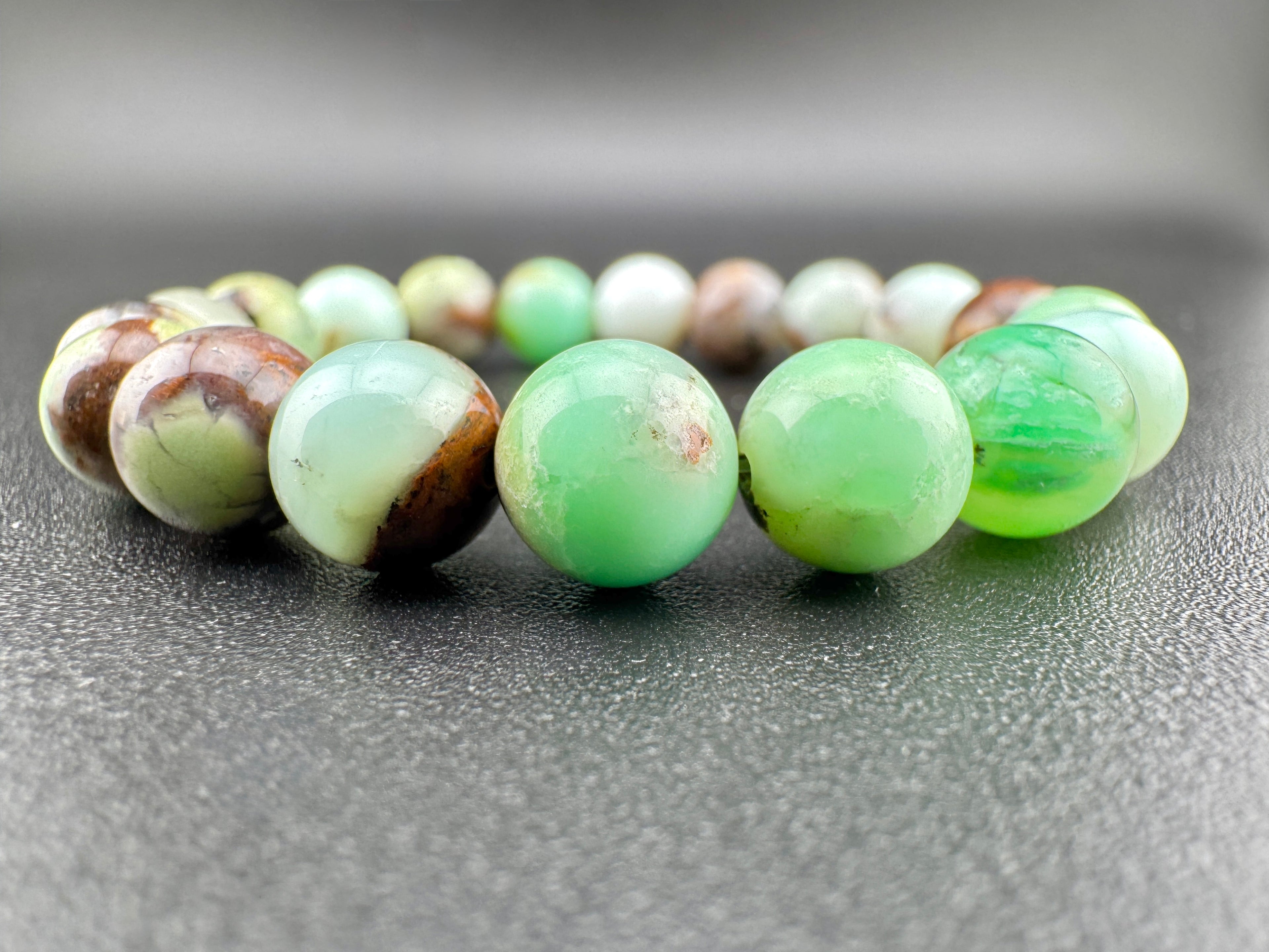 Chrysoprase Beads Available in 6mm, 8mm Sizes