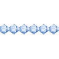 Preciosa Czech Light Sapphire Bicone 4mm