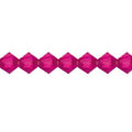 Preciosa Czech Crystal Fuchsia Bicone 4mm