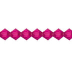 Preciosa Czech Crystal Fuchsia Bicone 4mm