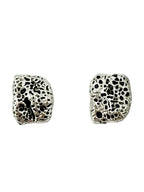 11x10mm Metal Rock Spacer Bead Rhodium
