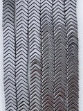 1.5x6mm Hematite Chevron Arrow Beads