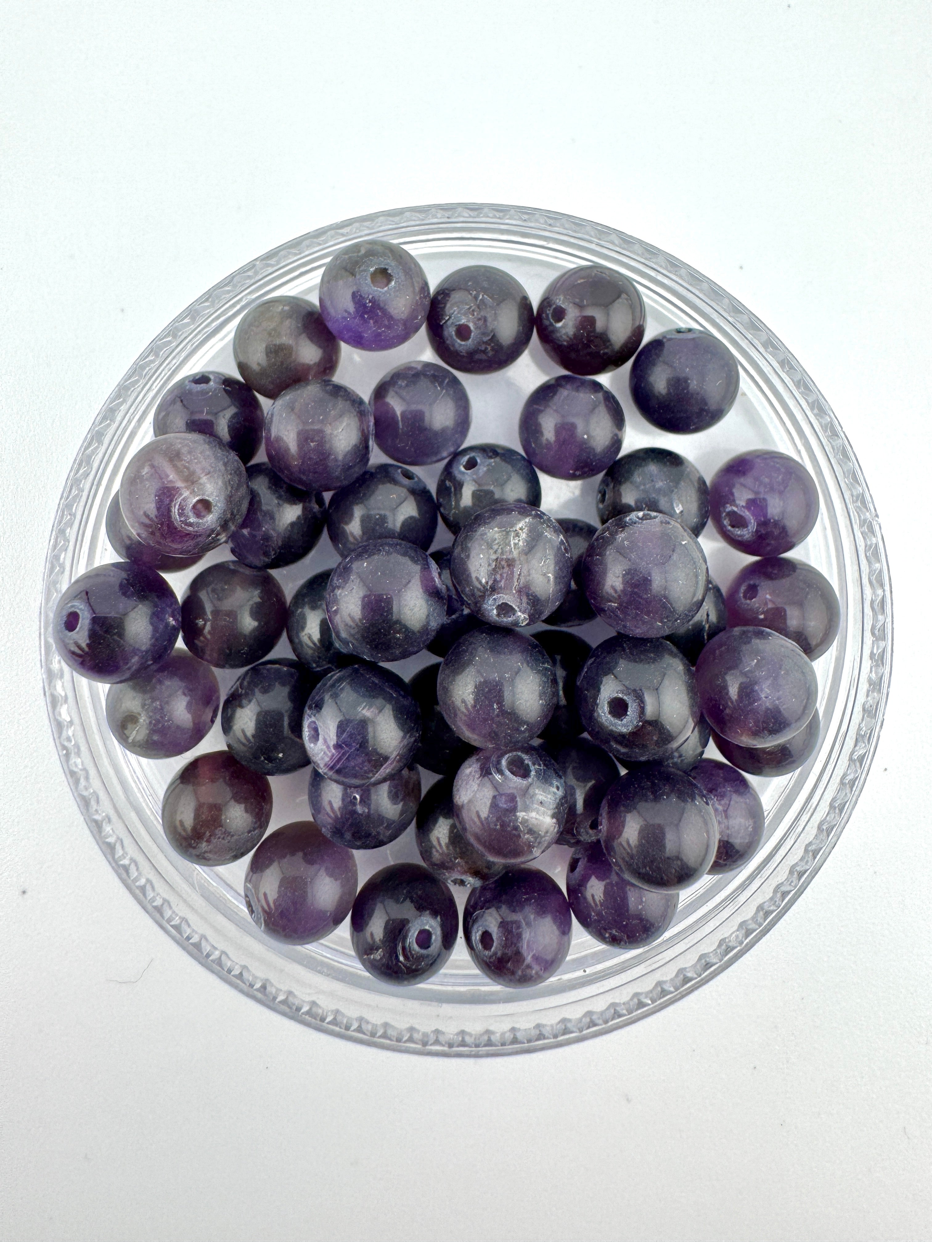 Matte Amethyst Beads Available in 6mm, 8mm Sizes