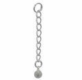 925 Sterling Silver extension with Ball Bead, 1 inch