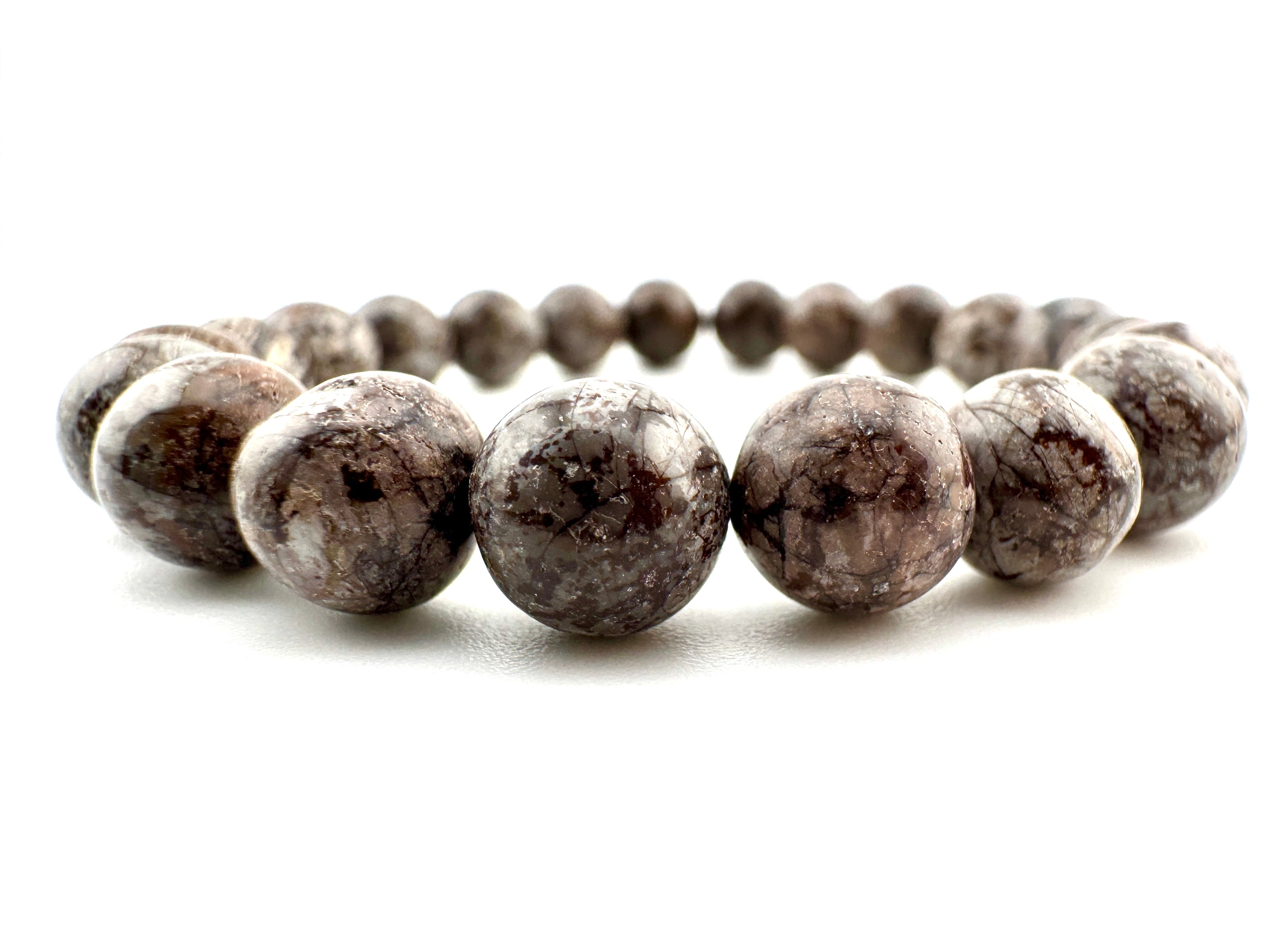 Brown Snowflake Obsidian Beads Available in 4mm, 6mm, 8mm Sizes