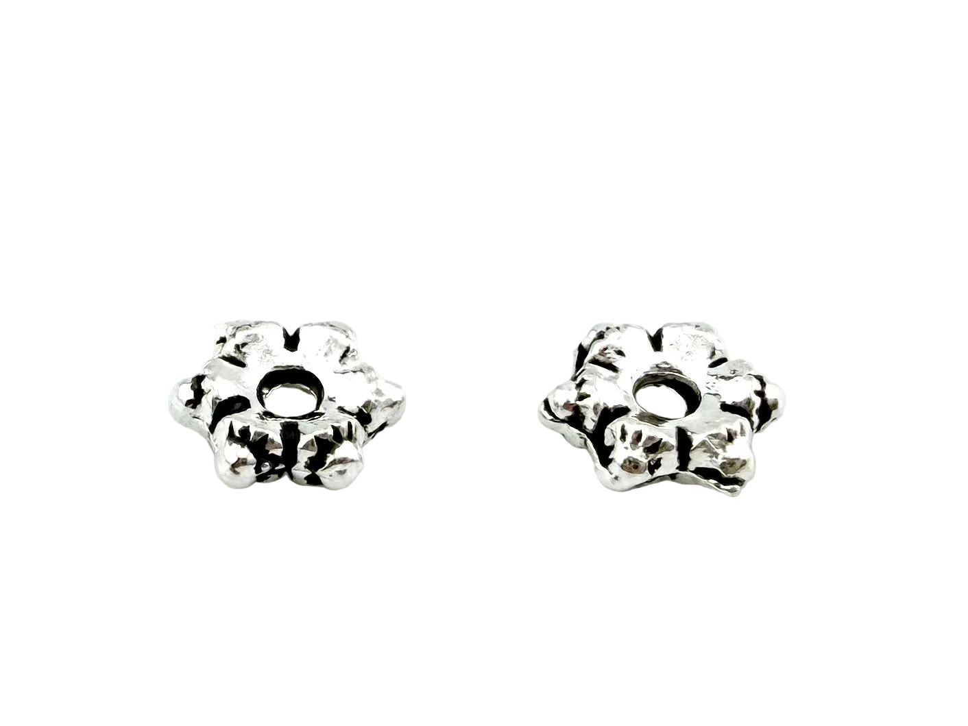 2x6.5mm Daisy Spacer Rhodium