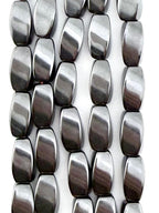 6.5x12mm Magnetic Hematite Twist Beads