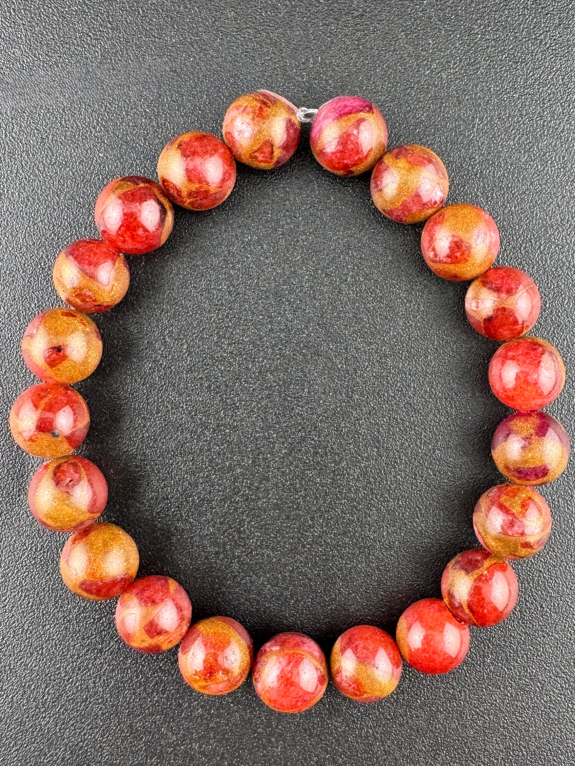 Suspended Copper Red Beads Available in 6mm, 8mm Sizes