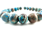 Blue Decorative Agate Beads Available in 6mm, 8mm, 10mm Sizes