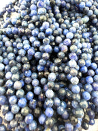 3.5mm Faceted Dumortierite Beads